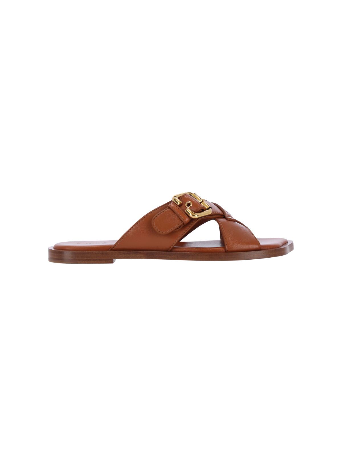 Chloè Sandals Brown Upper: Leather Lamb – Women