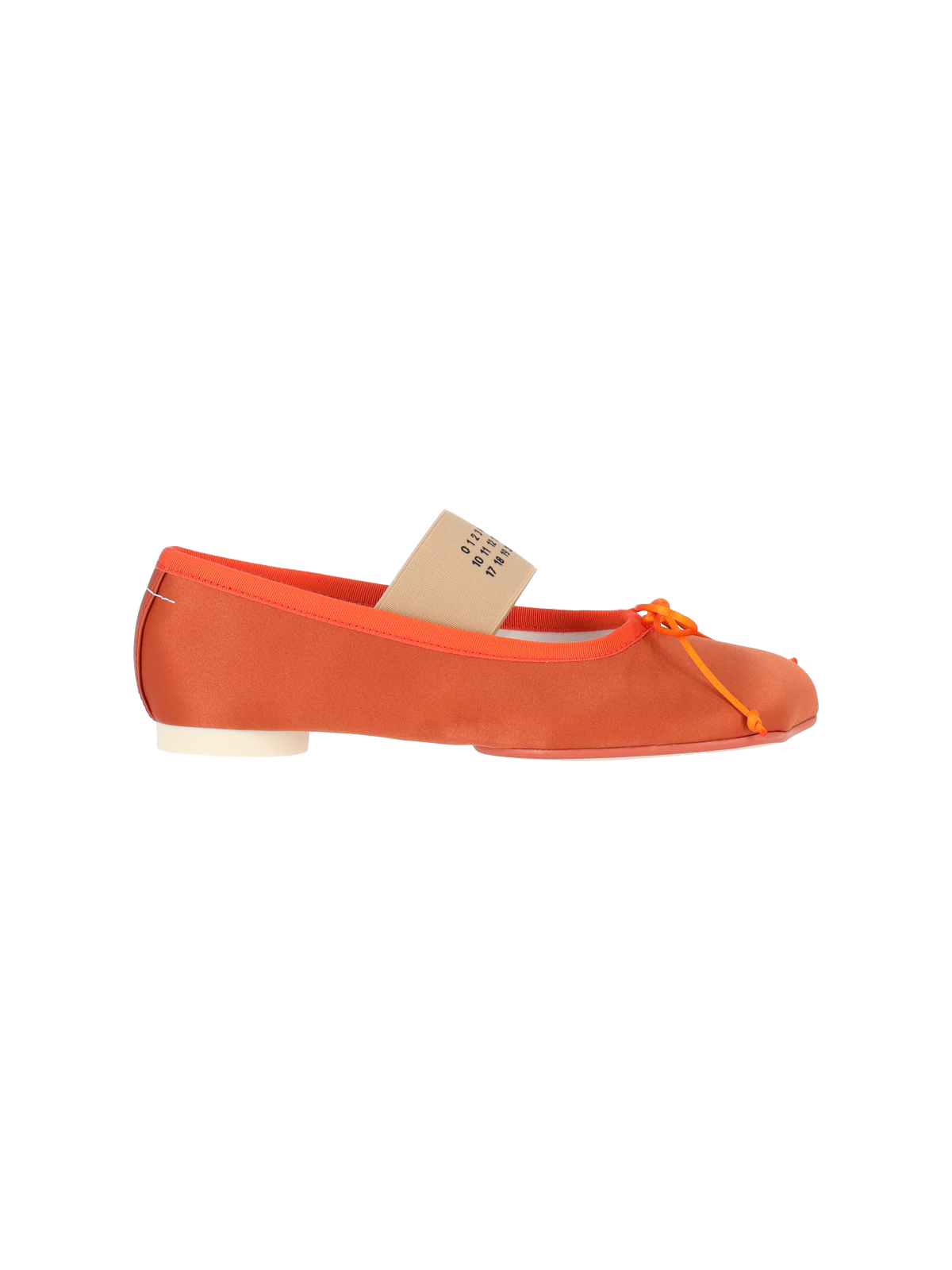MM6 Maison Margiela Flat shoes Orange Upper: Polyester – Women