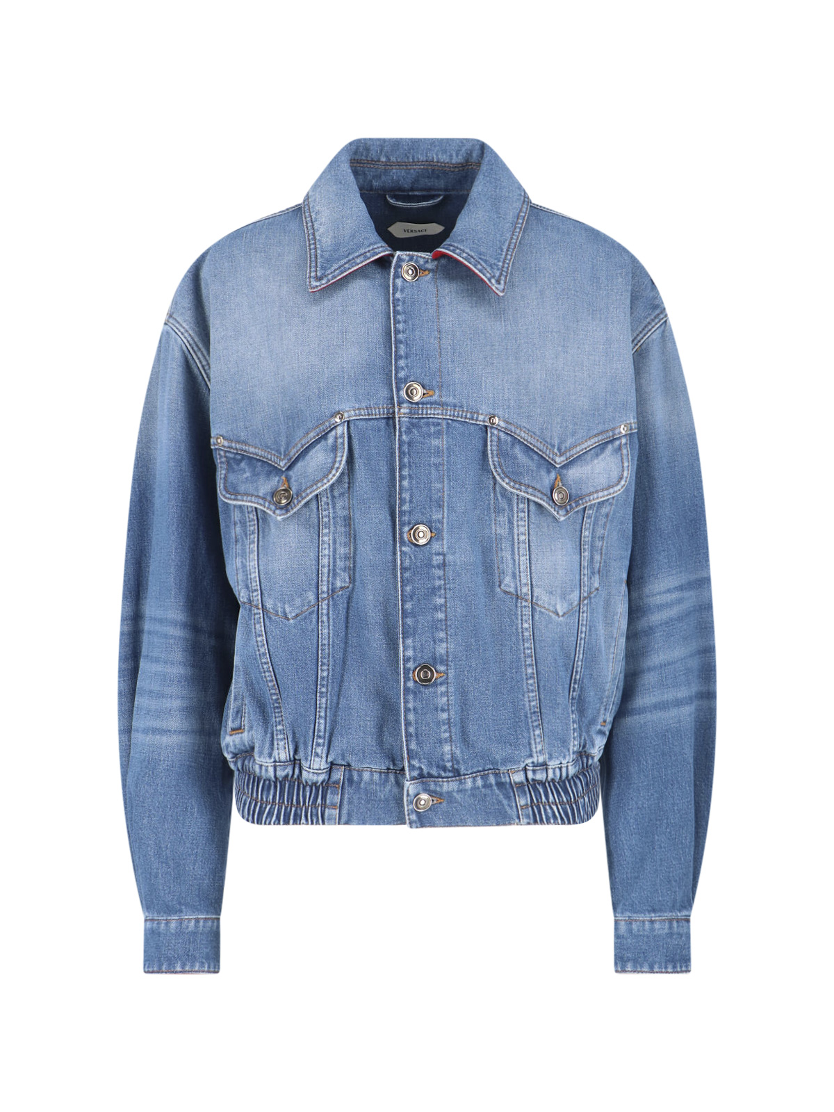 Versace Jackets Blue Cotton – Women