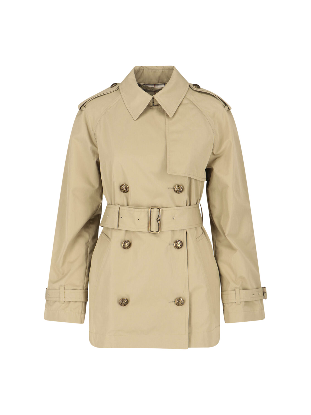 Burberry Jackets Beige Cotton – Women